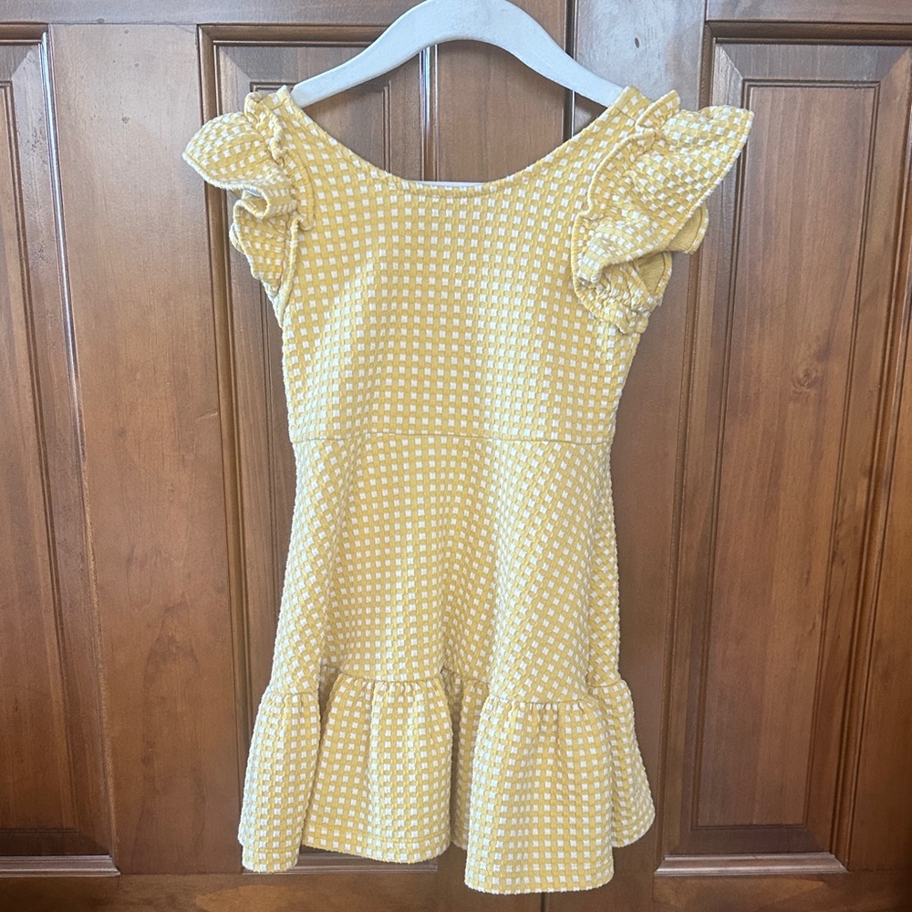 Janie and Jack Sunny Gingham Ruffle Dress